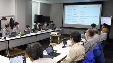 監査の様子(JSR四日市工場)